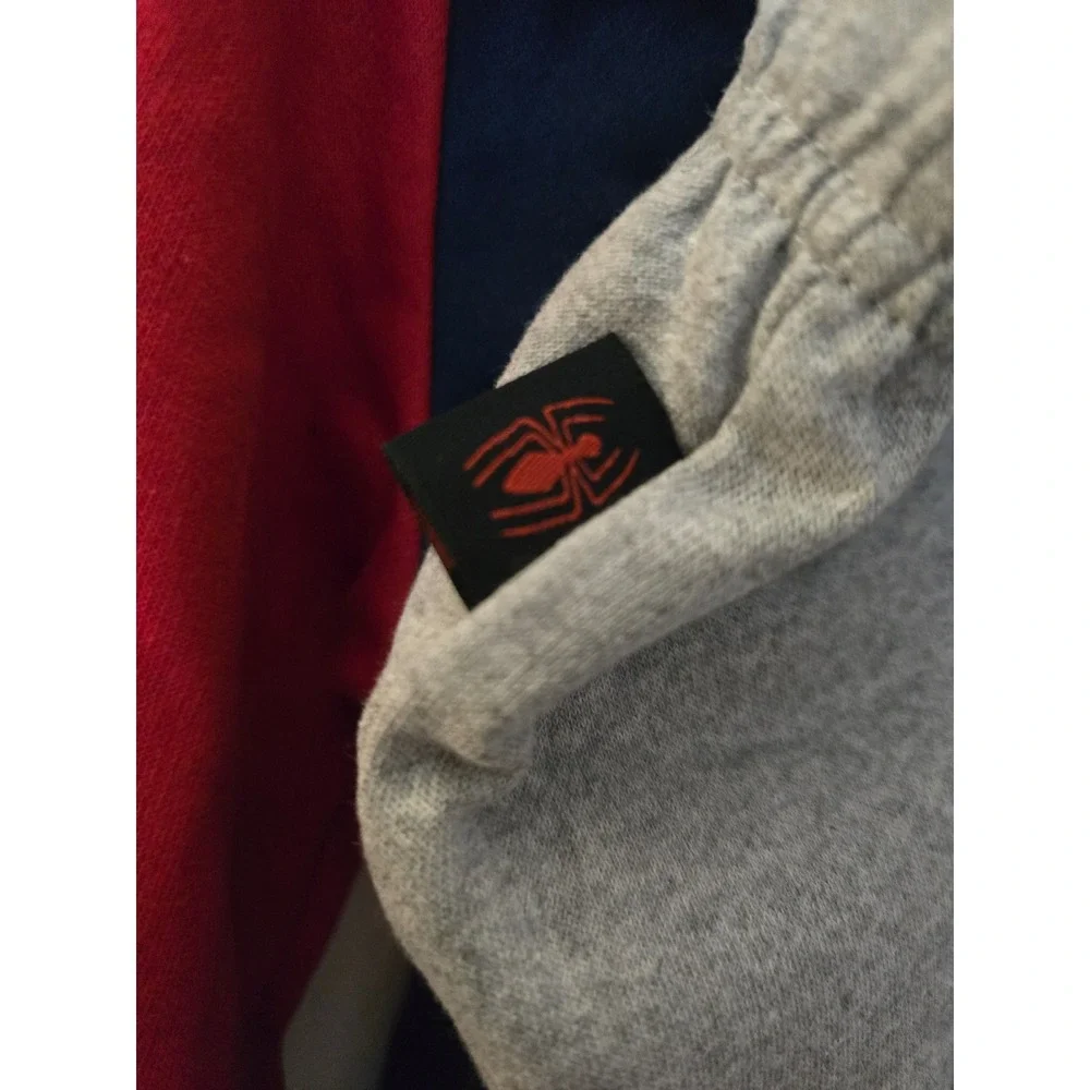 Marvel Spider-Man Boys Hoodie and Jogger Pants Set Red Navy Gray Size 6